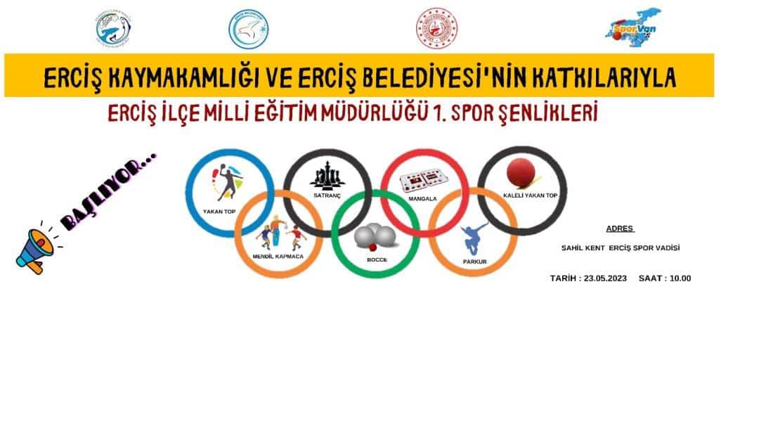 İlçe Milli Eğitim Müdürlüğü Erciş 1. Spor Şenlikleri