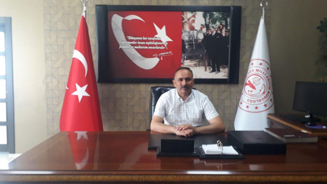 İLÇE MİLLİ EĞİTİM MÜDÜRÜMÜZ YAKUP ALHAN'IN MESAJI