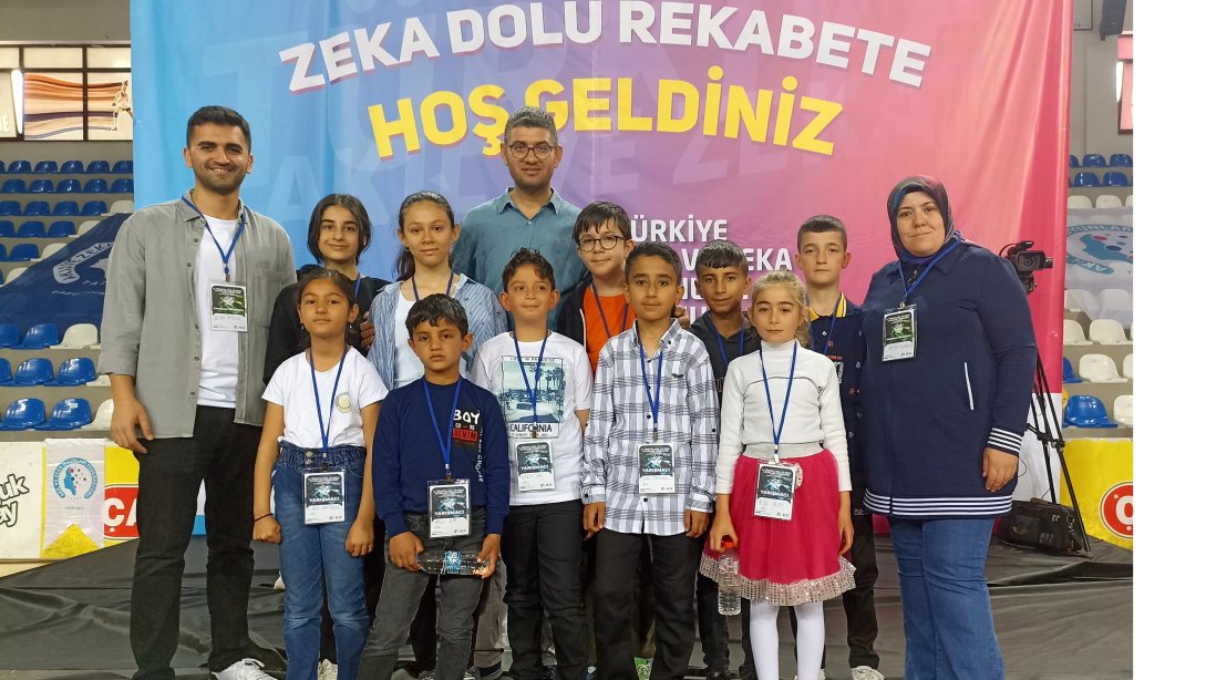 Rize'de Düzenlenen 6.Türkiye Akıl ve Zeka Oyunları Turnuvasında İlçemizden Büyük Başarı